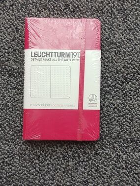 NWT! Leuchtturm 1917 Hardcover Dot Grid Notebook In Berry